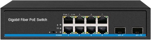 8+2埠Gbpse POE交換機 JB-SP1208G-2S_建博科技有限公司