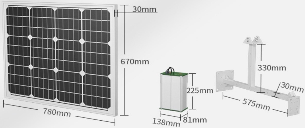 太陽能監視攝影機80W40AH_建博科技有限公司