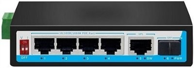工業級4+1+1埠Gbpse POE交換機 JB-WTH500_建博科技有限公司