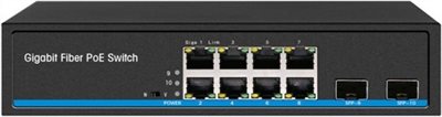 8+2埠Gbpse POE交換機 JB-SP1208G-2S_建博科技有限公司