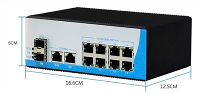工業級8+2+2埠Gbpse POE交換機 JB-WTH600_建博科技有限公司